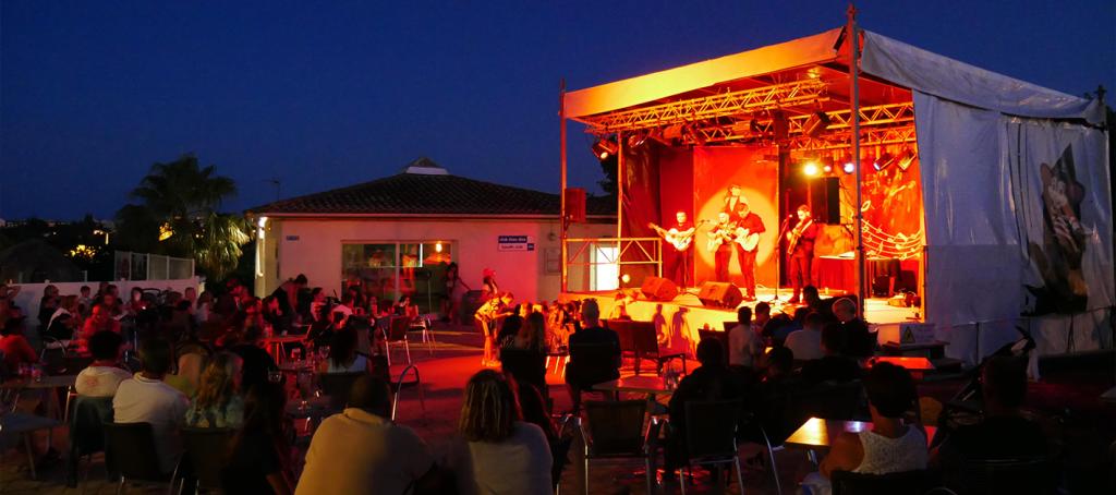 Concert au camping Les Sables du Midi